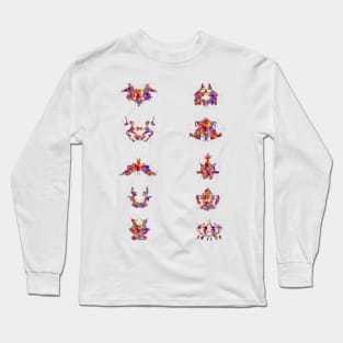 Rorschach inkblot test Long Sleeve T-Shirt